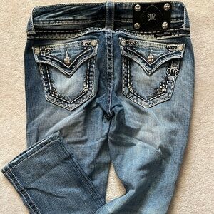 Miss Me Straight Jeans Size 26. Purchased at Buckle